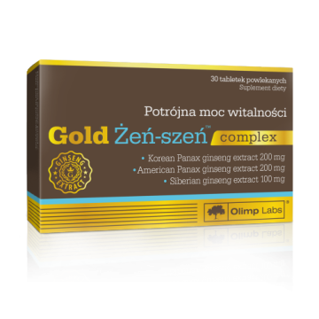 Olimp Gold Żeń-szeń complex, tabletki powlekane, 30 szt.