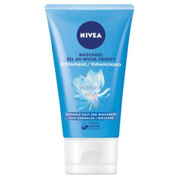 Nivea, zel, d/mycia twarzy, odswiez.,c.norm/miesz.,150 ml