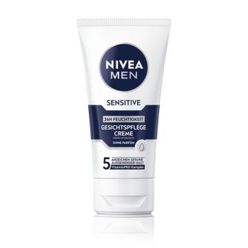 Nivea For Men, krem, lagodz.,nawilz.,Sensitive, 75 ml