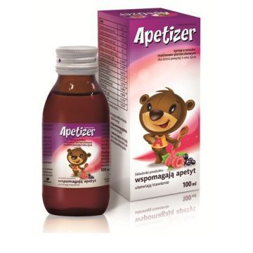 Apetizer Junior, syrop, o smaku malinowo-porzeczkowym, 100 ml