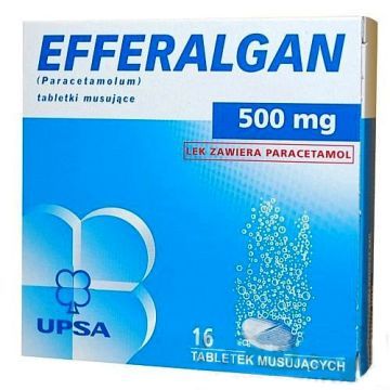 Efferalgan, 500 mg, tabletki musujące, 16 szt.