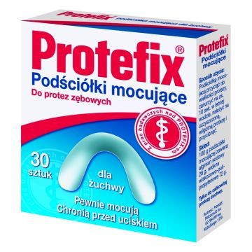 Protefix, podściółka mocująca dla żuchwy, 30 szt.