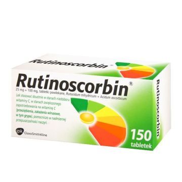 Rutinoscorbin, tabletki powlekane, 150 szt.