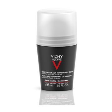 Vichy Homme, antyperspirant 72h, roll-on, 50 ml