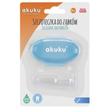 Akuku, szczot.,do zebow, silik., A0263, 1 szt