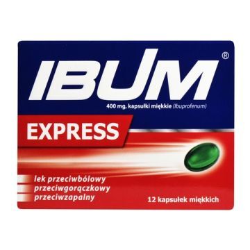 Ibum Express Forte, 400 mg, kapsułki miękkie, 12 szt.