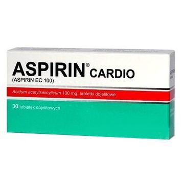 Aspirin Cardio,100mg,tabl.dojelit,(i.row),InPh,Hiszp,30 szt