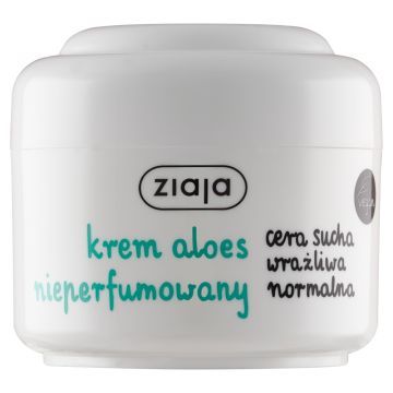 Ziaja, krem, nieperfumowany,c.sucha,wraz,normalna,aloes,50ml