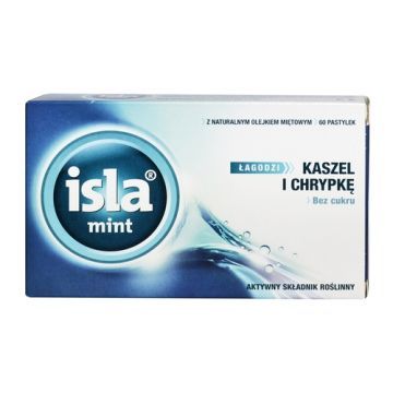 Isla-Mint, pastylki do ssania, 60 szt.