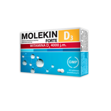 Molekin D3 Forte, 4000 j.m., tabletki powlekane, 60 szt.