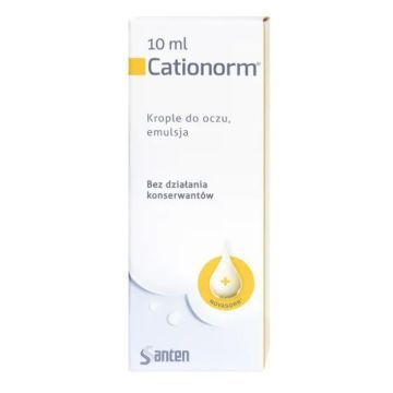 Cationorm, krople do oczu, 10 ml