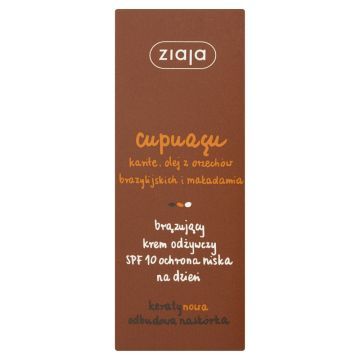 Ziaja Cupuacu, krem, brazujacy, odzyw.,n/dzien, 50 ml