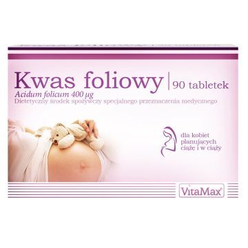 Medifolic Kwas Foliowy 400 mcg, tabletki, 90 szt.