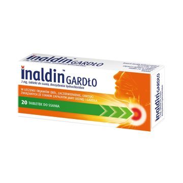 Inaldin Gardło, 3 mg, tabletki do ssania, 20 szt