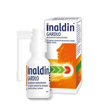 Inaldin Gardło, 1,5 mg/ml, aerozol do stosowania w jamie ustnej, 30 ml