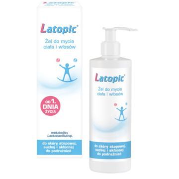 Latopic, żel do mycia ciała i włosów, 400 ml