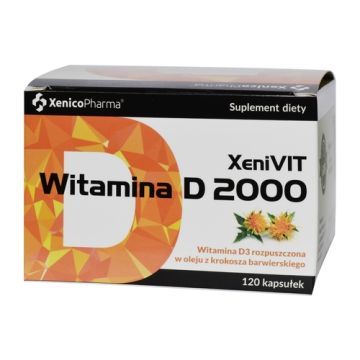 XeniVIT Witamina D 2000, kapsułki miękkie, 120 szt.