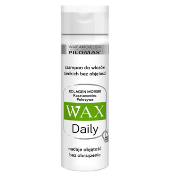 WAX angielski PILOMAX Daily Wax, szampon do włosów cienkich, 200 ml