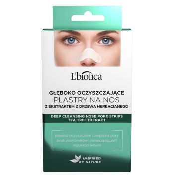 L`Biotica, plast.,gleboko oczyszczajace,na nos, 3 szt