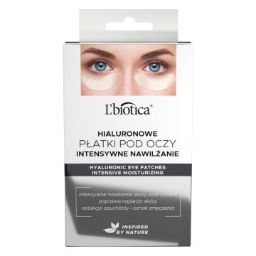 L'Biotica Płatki hialuronowe pod oczy, nawilżające, 3x2szt.