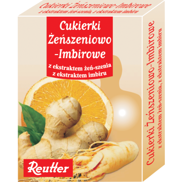 Cukierki, zenszeniowo-imbir., z ekstraktem imbiru, 50 g