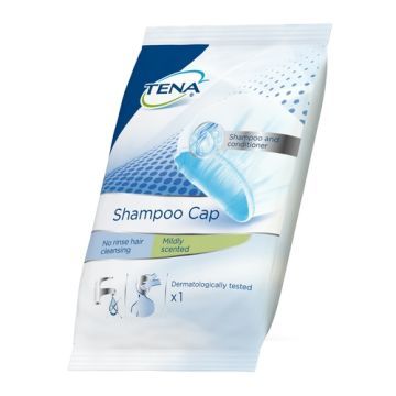 TENA Shampoo Cap, czepek do mycia włosów, 1 szt.