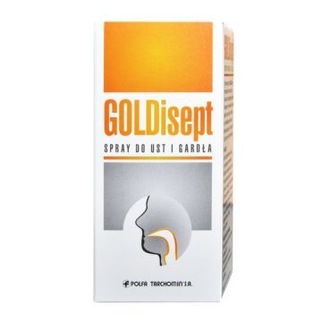 GOLDisept, spray do ust i gardła, 25 ml