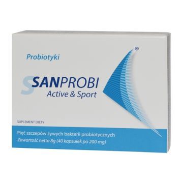 Sanprobi Active & Sport, kapsułki, 40 szt.