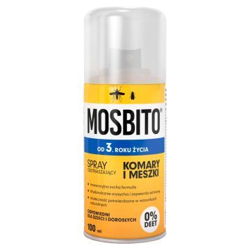 Mosbito, spray, odstraszajacy komary i meszki,suchy, 100 ml