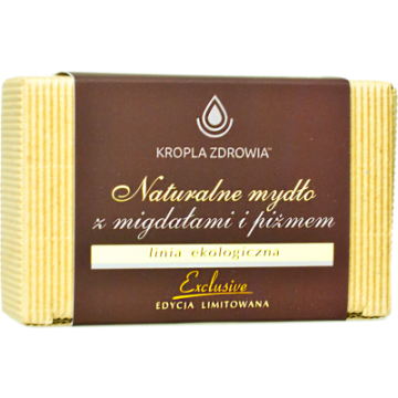 Kropla Zdrowia, mydło naturalne z migdałami i piżmem, 130 g