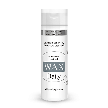 WAX angielski PILOMAX Daily Wax, szampon do włosów ciemnych, 200 ml