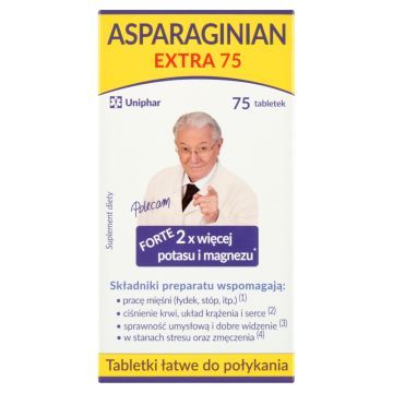 AsparaginianExtra, tabletki, 75 szt.