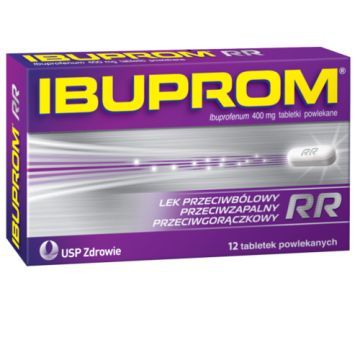 Ibuprom RR Max, 400 mg, tabletki powlekane, 12 szt.