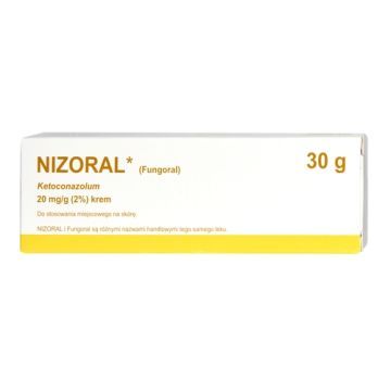 Nizoral, 2% (20 mg/g), krem, 30 g (import równoległy, Delfarma)