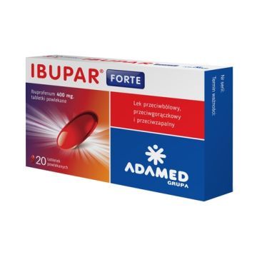 Ibupar forte, 400 mg, tabletki powlekane, 20 szt.