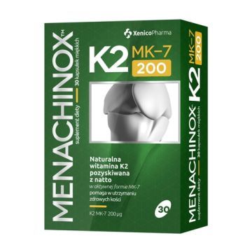 Menachinox K2 200, kapsułki miękkie, 30 szt.