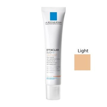 La Roche-Posay Effaclar Duo+ Unifiant, tonujący krem zwalczający niedoskonałości, light, 40 ml