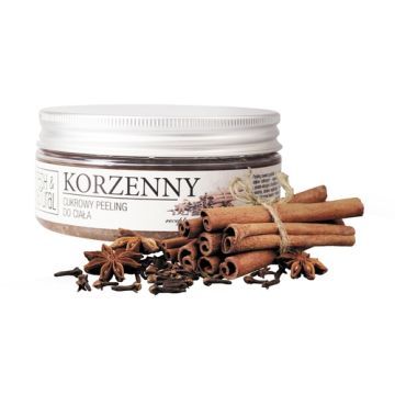 Fresh&Natural, peeling, cukrowy, korzenny, 250 g