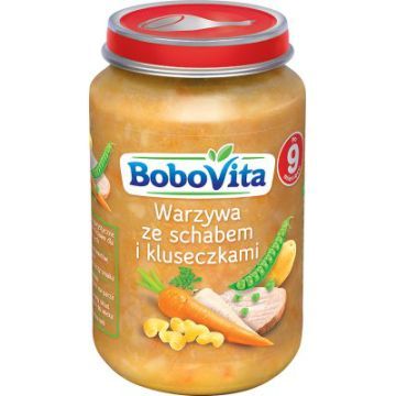 BoboVita, warzywa ze schabem i kluseczkami, 9 m+, 190 g