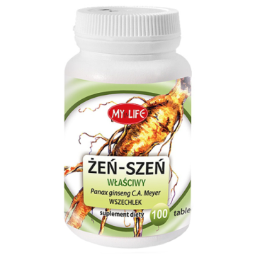 Żeń-Szeń Panax ginseng C.A. Meyer Wszechlek, tabletki, 100 szt.