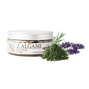 Fresh&Natural, peeling, solny, z algami, 250 g