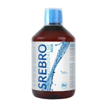 Srebro Koloidalne AG10, plyn, 500 ml