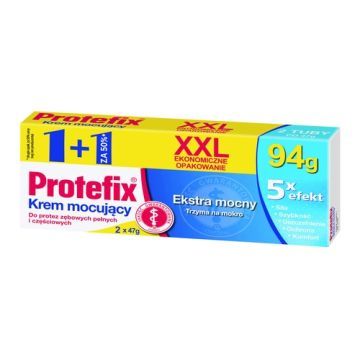 Protefix XXL, krem mocujący, 47 g x 2 opakowania (1 + 1 za 50% ceny)