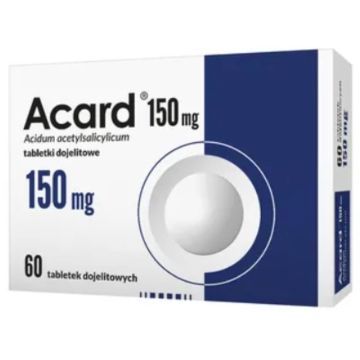 Acard, 150 mg, tabletki dojelitowe, 60 szt.