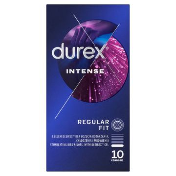 Durex Intense, prezerwatywy, 10 szt.