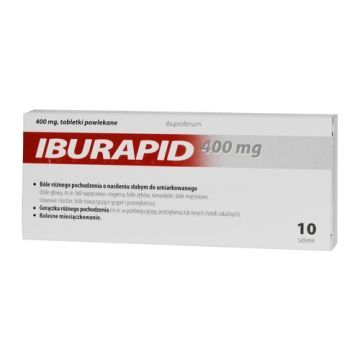 Iburapid, 400 mg, tabletki powlekane, 10 szt.