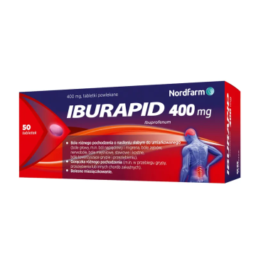 Iburapid, 400 mg, tabletki powlekane, 50 szt.