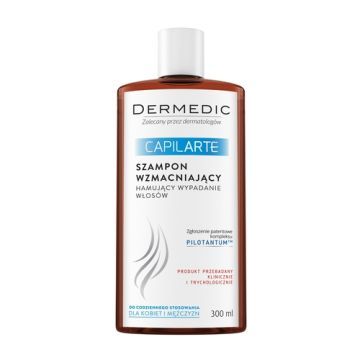 Dermedic Capilarte, szampon wzmacniający hamujący wypadanie włosów, 300 ml