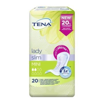 TENA Lady Slim Mini, specjalistyczne podpaski, 20 szt.