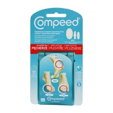 Compeed Plastry na pęcherze, mix, 5 szt.